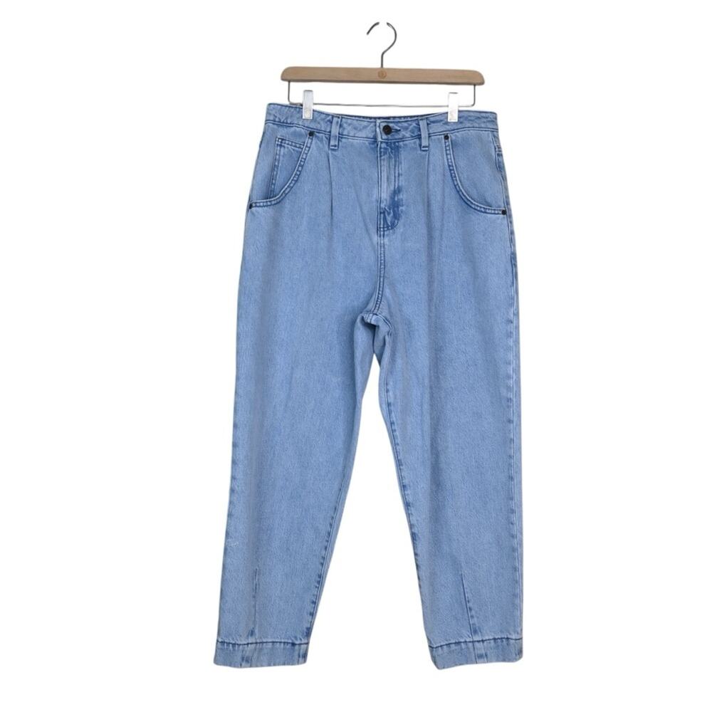 Gianni Bini Women's 30 Light Wash Baggy Ankle Jeans